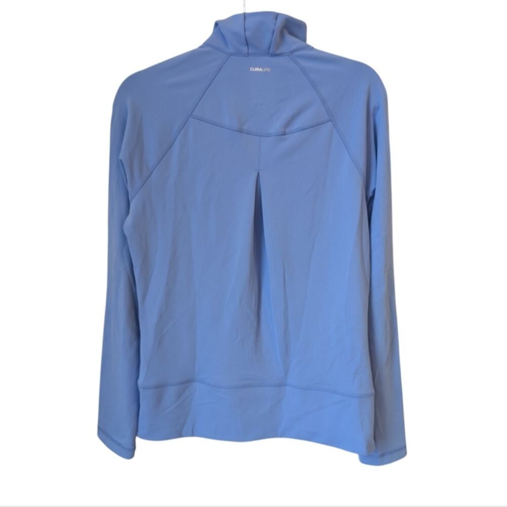 Women's Adidas Full Zip Jacket Periwinkle Size Medium - Picture 2 of 5